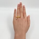 خاتم ذهب عيار 21 الوزن 1.85 جرام