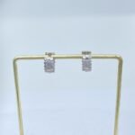 ⁦حلق ذهب عيار 18 الوزن 3.62 جرام⁩ - الصورة ⁦2⁩