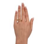 خاتم ذهب عيار 18 الوزن 2.36 جرام