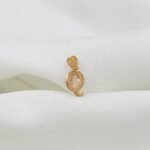 تعليقه حرف Q ذهب عيار 21 الوزن 0.45 جرام