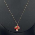 ⁦عقد اطفال ذهب عيار 18 الوزن 1.05 جرام⁩ - الصورة ⁦2⁩