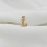 تعليقه حرف L ذهب عيار 21 الوزن 0.53 جرام