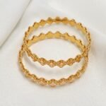 ⁦غويشه ذهب عيار 21 الوزن 10.10 جرام ( مقاس 18 )⁩ - الصورة ⁦2⁩