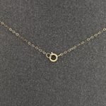 ⁦عقد تشوكر ذهب عيار 18 الوزن 1.36 جرام⁩ - الصورة ⁦3⁩