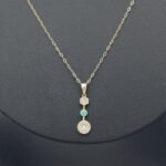 ⁦عقد اطفال ذهب عيار 18 الوزن 1.14 جرام⁩ - الصورة ⁦4⁩