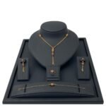 طقم ذهب عيار 21 الوزن 12.41 جرام