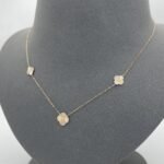 ⁦عقد ذهب عيار 18 الوزن 1.44 جرام⁩ - الصورة ⁦5⁩