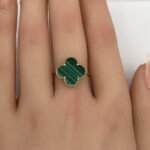 ⁦خاتم ذهب عيار 18 الوزن 1.91 جرام⁩ - الصورة ⁦2⁩