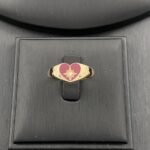 ⁦طقم ذهب عيار 18 الوزن 4.68 جرام⁩ - الصورة ⁦5⁩