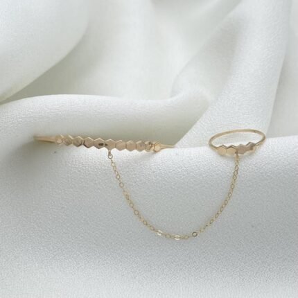 كف اطفال ذهب عيار 18 الوزن 1.77 جرام