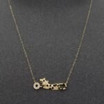 ⁦عقد ذهب عيار 18 الوزن 1.18 جرام⁩ - الصورة ⁦4⁩