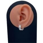 حلق ذهب عيار 18 الوزن 3.62 جرام