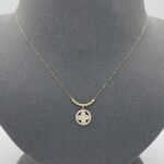 ⁦عقد ذهب عيار 18 الوزن 0.93 جرام⁩ - الصورة ⁦5⁩