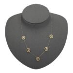 ⁦عقد تشوكر ذهب عيار 18 الوزن 2.75 جرام⁩ - الصورة ⁦2⁩