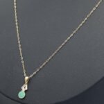 ⁦عقد اطفال ذهب عيار 18 الوزن 1.10 جرام⁩ - الصورة ⁦4⁩