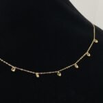 ⁦عقد ذهب ناعم عيار 21 وزن 1.51 جم يعكس أسلوبك الرفيع⁩ - الصورة ⁦5⁩