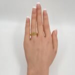 خاتم ذهب عيار 21 الوزن 2.2 جرام