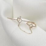 اسواره وخاتم مواليد ذهب عيار 18 الوزن 2.48 جرام