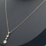 ⁦عقد اطفال ذهب عيار 18 الوزن 1.14 جرام⁩ - الصورة ⁦5⁩