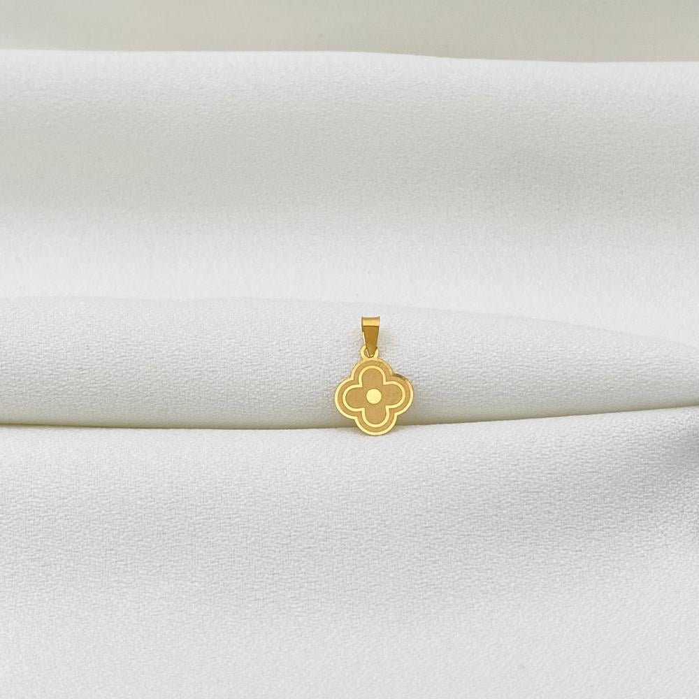 تعليقه ذهب عيار 18 الوزن 0.15 جرام مستوحى من فان كليف تعليقه ذهب عيار 18 الوزن 0.15 جرام مستوحى من فان كليف