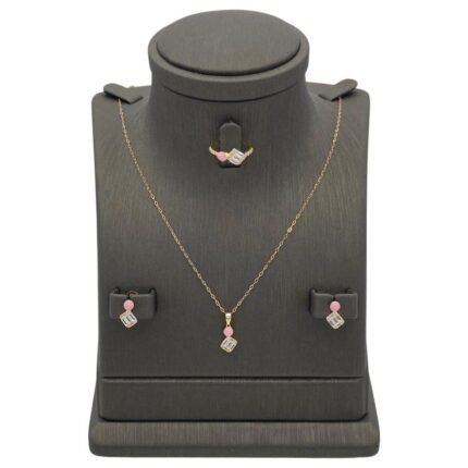 نصف طقم أطفال ذهب عيار 18 الوزن 2.94 جرام