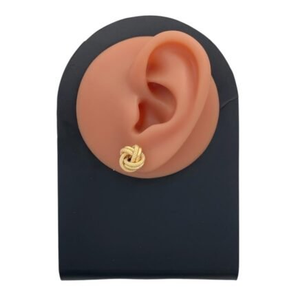 حلق ذهب عيار 18 الوزن 2.12 جرام