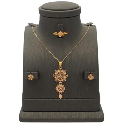 نصف طقم ذهب عيار 21 الوزن 4.30 جرام