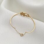 ⁦اسواره اطفال مواليد ذهب عيار 18 الوزن 1.75 جرام⁩ - الصورة ⁦2⁩