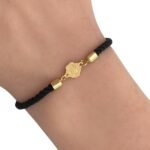 إسوارة قيطان ذهب عيار 18 الوزن 0.05 جرام