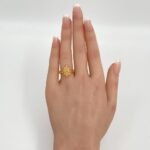 خاتم ذهب عيار 21 الوزن 1.56 جرام