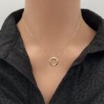 عقد ذهب عيار 18 الوزن 0.93 جرام