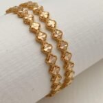 ⁦غوايش اطفال ذهب عيار 21 الوزن 5.66 جرام⁩ - الصورة ⁦2⁩