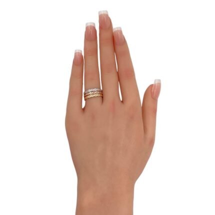 مرامي ذهب عيار 18 الوزن 3.96 جرام