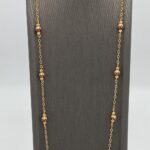 ⁦سبحة ذهب تصميم هندي فخم عيار 21 الوزن 4.77 جرام⁩ - الصورة ⁦4⁩