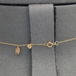 ⁦عقد ذهب كبير عيار 21 وزن 3.03 جم بتصميم كلاسيكي⁩ - الصورة ⁦2⁩