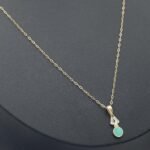 ⁦عقد اطفال ذهب عيار 18 الوزن 1.10 جرام⁩ - الصورة ⁦2⁩