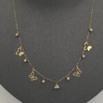 ⁦عقد تشوكر ذهب عيار 18 الوزن 1.30 جرام⁩ - الصورة ⁦3⁩