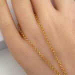 ⁦كف ذهب عيار 21 الوزن 6.55 جرام⁩ - الصورة ⁦4⁩