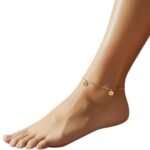 خلخال ذهب عيار 18 الوزن 1.18 جرام