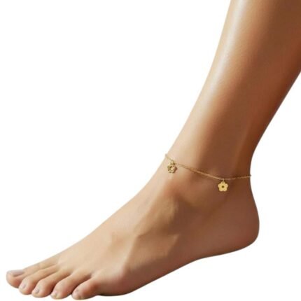 خلخال ذهب عيار 18 الوزن 1.18 جرام