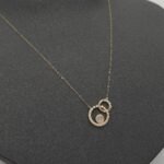 ⁦عقد ذهب عيار 18 الوزن 0.88 جرام⁩ - الصورة ⁦3⁩