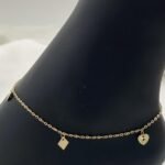 ⁦خلخال ذهب عيار 18 الوزن 1.31 جرام⁩ - الصورة ⁦2⁩