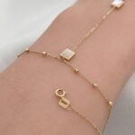 ⁦كف ذهب عيار 18 الوزن 1.73 جرام⁩ - الصورة ⁦2⁩