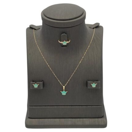 نصف طقم أطفال ذهب عيار 18 الوزن  2.60 جرام