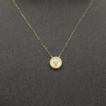 ⁦عقد و إسوارة ذهب عيار 18 الوزن 1.22 جرام⁩ - الصورة ⁦4⁩