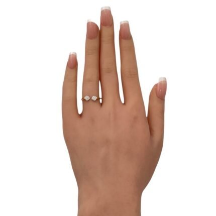 خاتم ذهب عيار 18 الوزن 0.81 جرام