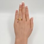 خاتم ذهب عيار 21 الوزن 1.5 جرام