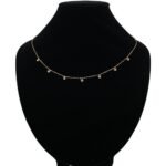 ⁦عقد ذهب ناعم عيار 21 وزن 1.51 جم يعكس أسلوبك الرفيع⁩ - الصورة ⁦4⁩