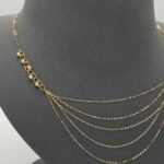 ⁦عقد ذهب عيار 18 الوزن 1.73 جرام⁩ - الصورة ⁦4⁩