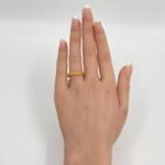 خاتم ذهب عيار 21 الوزن 1.67 جرام